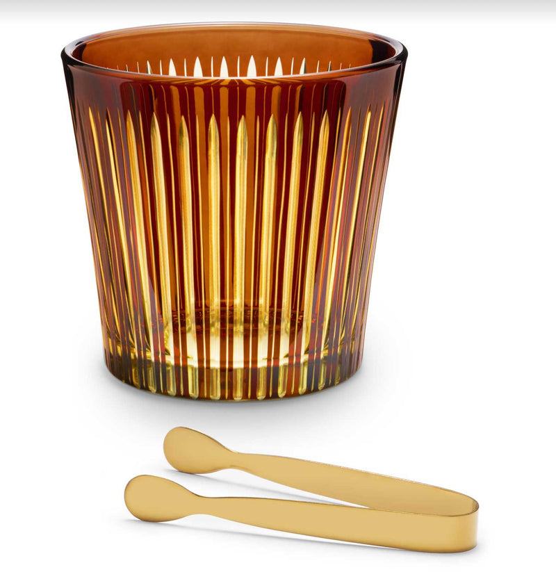 Prism Ice Bucket with Tongs
