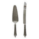 Berry & Thread Cake Knife and Server Set/2pc - Polished