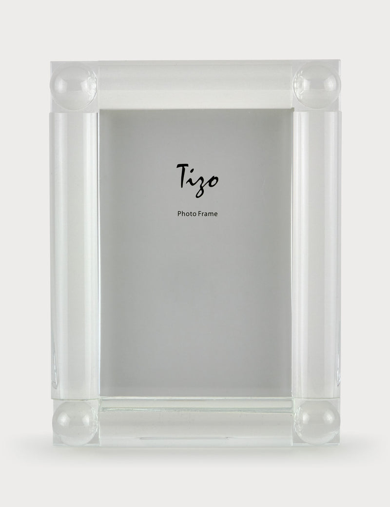 Crystal Glass Frame - Assorted Colors